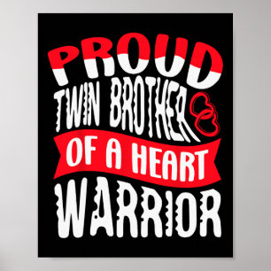 Poster Frère jumeau d'un guerrier du coeur Maladie cardia