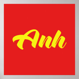 Poster Frère vietnamien - Anh ~ Tiêt ng Viêt