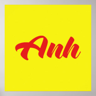 Poster Frère vietnamien - Anh ~ Tiêt ng Viêt