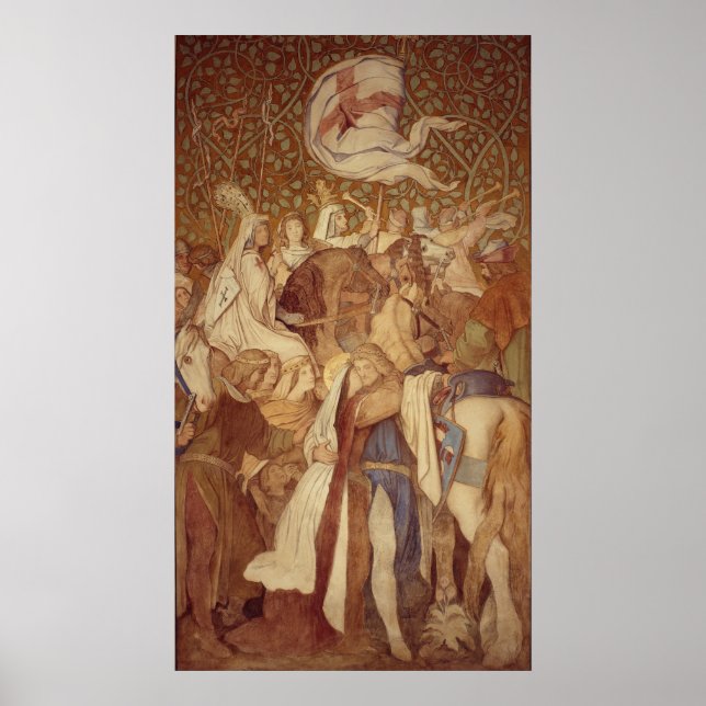 Poster Fresco, Elisabeth-Galerie, Château de Wartburg (Devant)