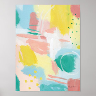 Poster Fresh Face Abstract - Spring Colors