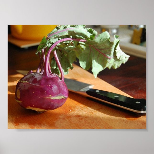 Poster Fresh Kohrabi (Devant)