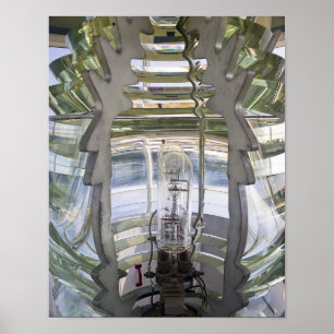 Poster Fresnel Lens - Pemaquifère Point Lighthouse Imprim