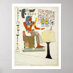 Poster Fresque des tombes des rois de Thèbes, disco