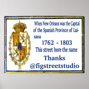 Poster Fresque espagnole personnalisée