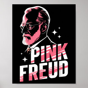 Poster Freudian Pink Twist Freudian Pun Psychologie intel