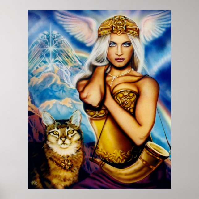Poster Freya par Lisa Iris (Devant)