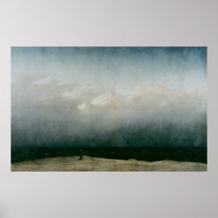 Poster Friar Capucin En Bord De Mer - Caspar David Friedr