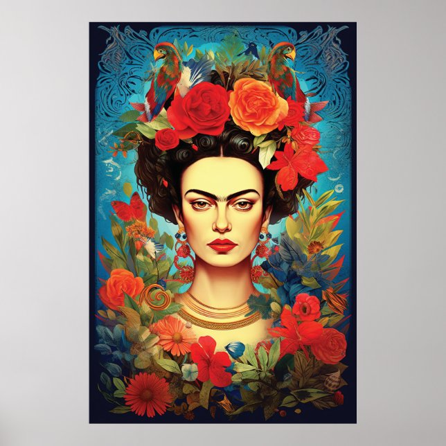 Poster Frida Kahlo (Devant)
