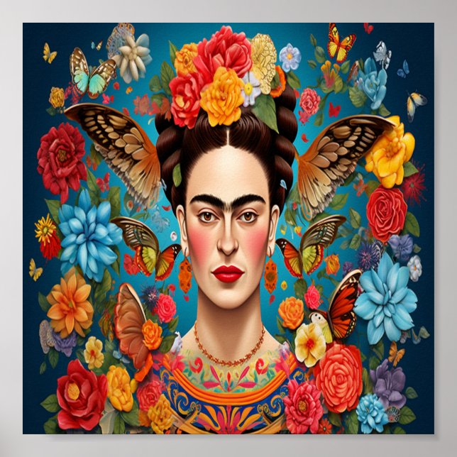 Poster Frida Kahlo (Devant)