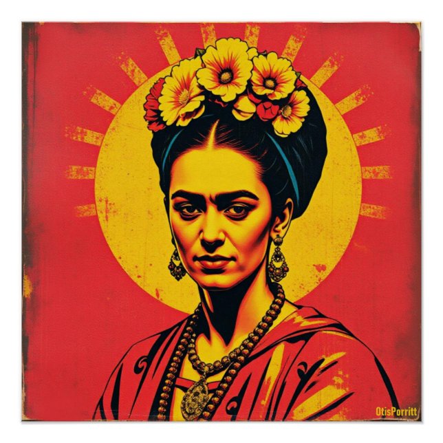 Poster Frida Kahlo-5 (Devant)
