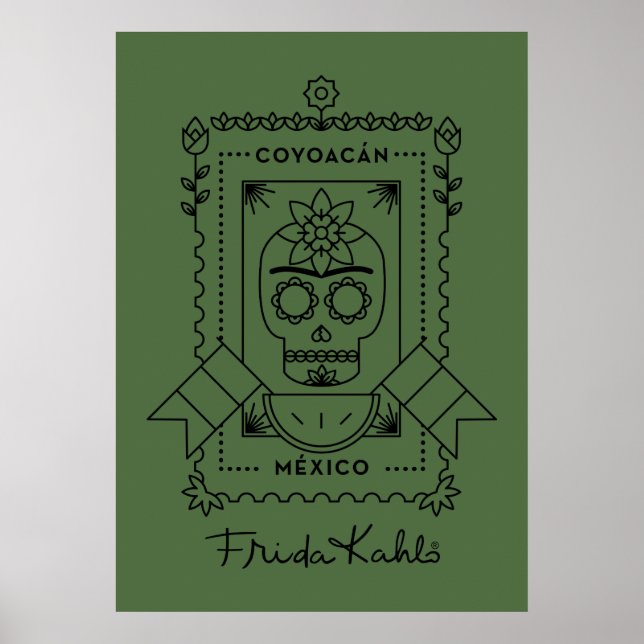 Poster Frida Kahlo | Coyoacá (Devant)