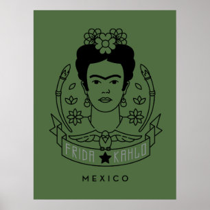 Poster Frida Kahlo   Héroïne