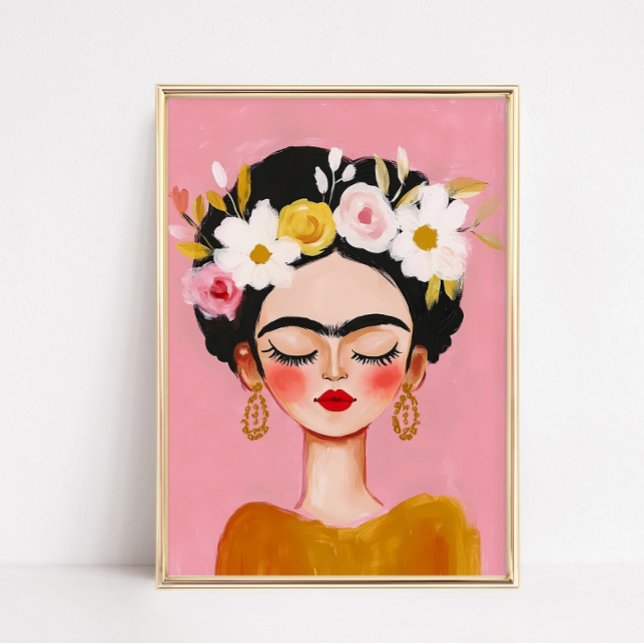 Poster Frida Kahlo portrait (Créateur téléchargé)