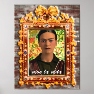 Poster Frida Kahlo Reflejando