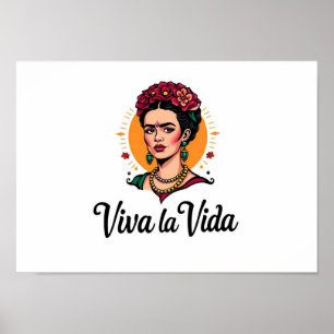 Poster Frida Kahlo Viva la Vida