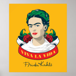 Poster Frida Kahlo   Viva la Vida