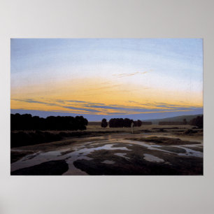 Poster Friedrich - Grosse Gehege Près De Dresde