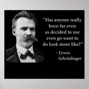 Poster Friedrich Nietzsche Troll Quote