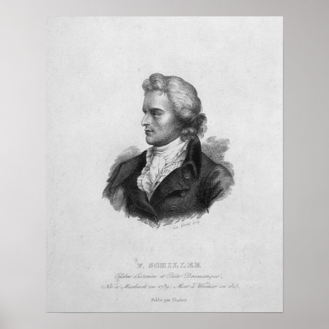 Poster Friedrich Schiller (Devant)