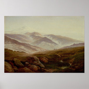 Poster Friedrich - Souvenirs Des Montagnes Géantes