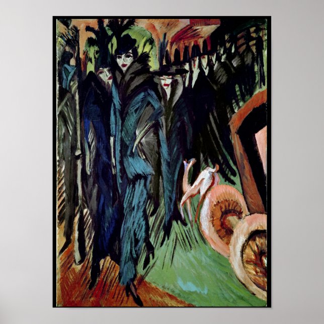 Poster Friedrichstrasse, 1914 (Devant)