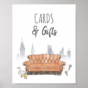 Poster FRIENDS™ Cartes et Cadeaux de Shower de Mariage