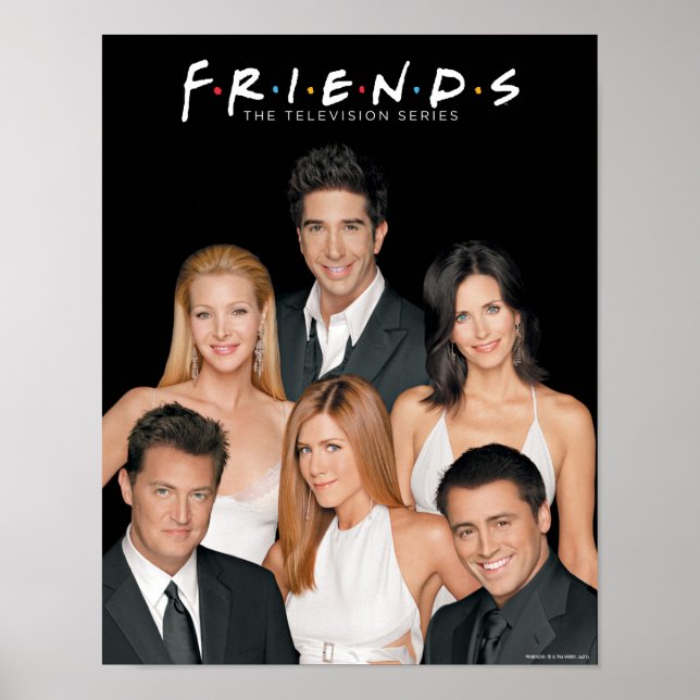 Poster FRIENDS™| Cast in Formal Wear Closeuse (Devant)