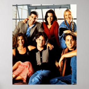 Poster FRIENDS™   Casting assis dans l'appartement de Mon