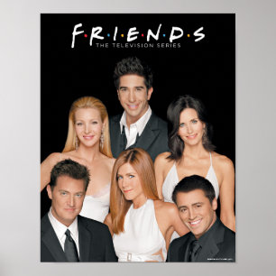 Poster FRIENDS™ Casting en tenue de soirée vue rapproch