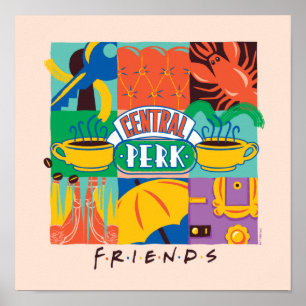 Poster FRIENDS™ Central Perk Graphique Vibrant