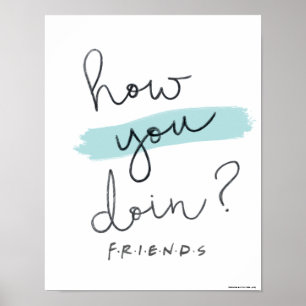 Poster FRIENDS™  Comment ça va ?