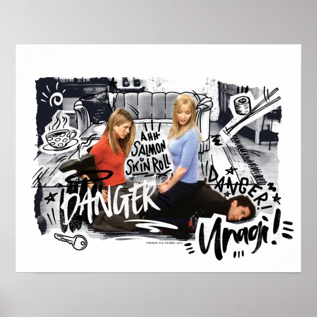 Poster FRIENDS™| Danger! Unagi ! (Devant)