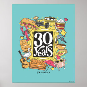 Poster FRIENDS™   Graphisme 30 ans