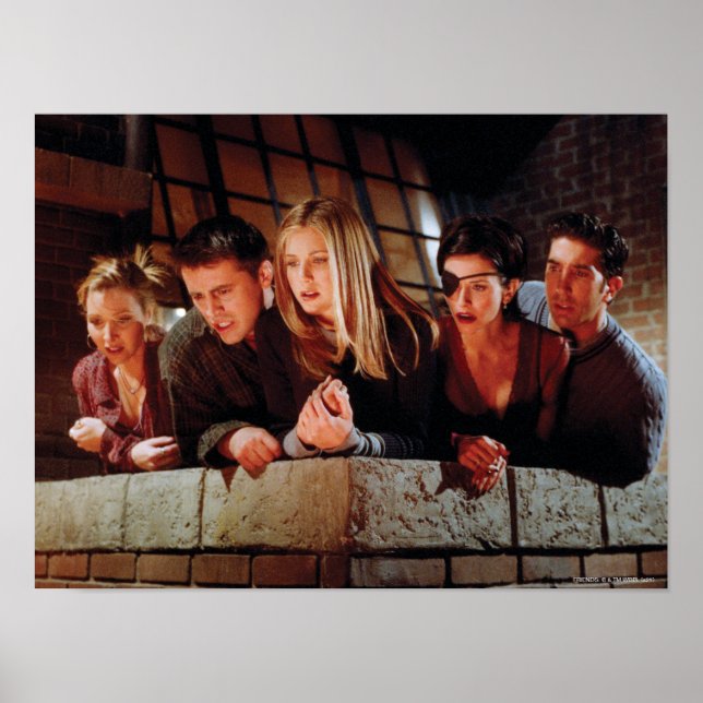 Poster FRIENDS™| La Bande sur le Balcon (Devant)