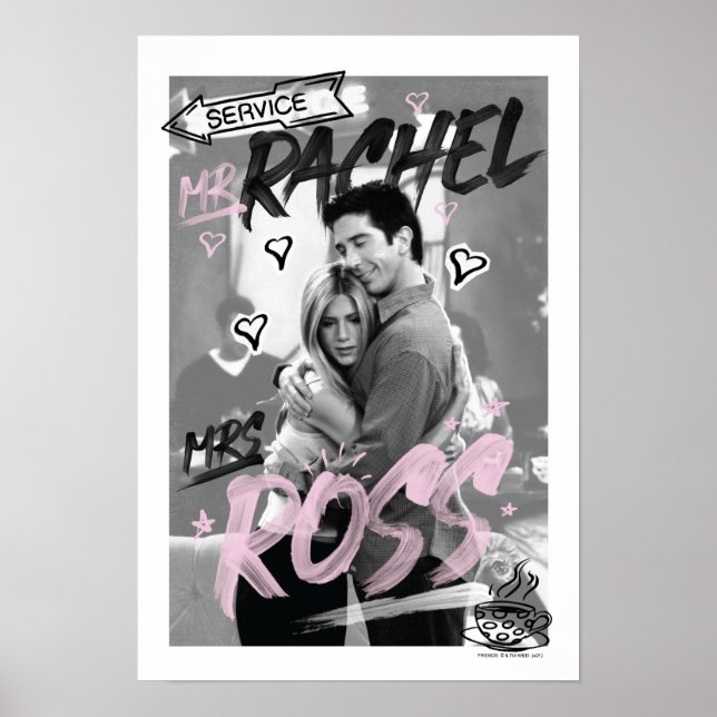 Poster FRIENDS™| M. Rachel et Mme Ross (Devant)