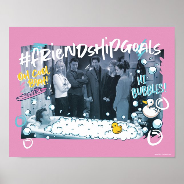 Poster FRIENDS™| Objectifs d'amitié (Devant)