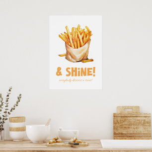 Poster Fries et brins