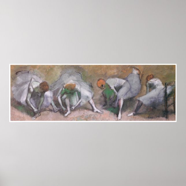 Poster Frieze of Dancers., c. 1895, Edgar Degas (Devant)
