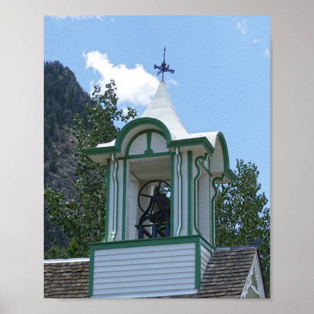 Poster Frisco Clocher Schoolhouse, Colorado (Devant)