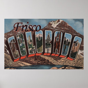 Poster Frisco, le Colorado - grandes scènes de lettre
