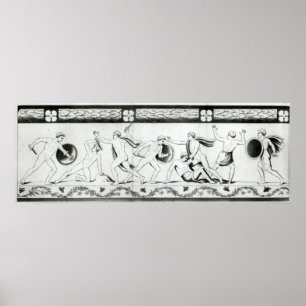 Poster Frise sur le pilier de la Grotta del