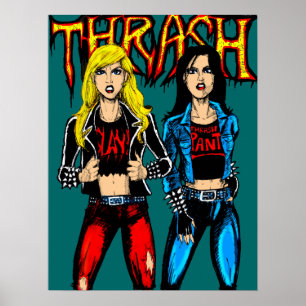 Poster Frissons en métal
