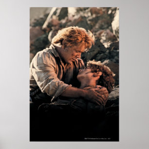 Poster FRODO™ dans les bras de Samwise