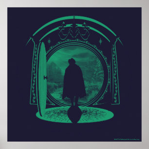 Poster FRODO™ Quittant la silhouette de LA COMTÉ™