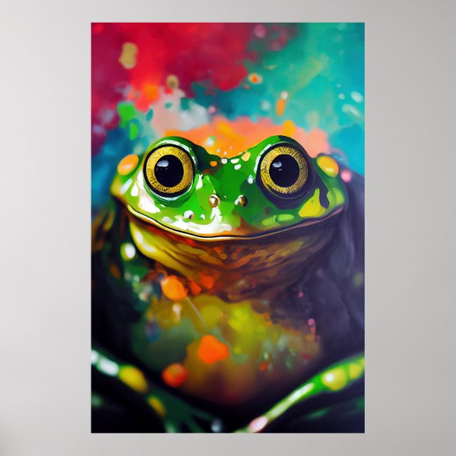 Poster Frog Animal Discovery Aventure Nature Planet Oreil (Devant)