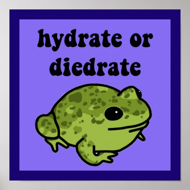 Poster Frog Hydrate Ou Diedrate (Devant)