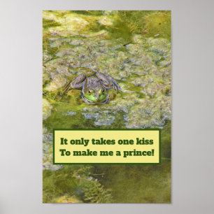 POSTER FROG POSTER/IL NE PREND QU'UN KISS POUR ME TRANSFO