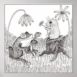 Poster Froggy Est Allé À A-Courtin'