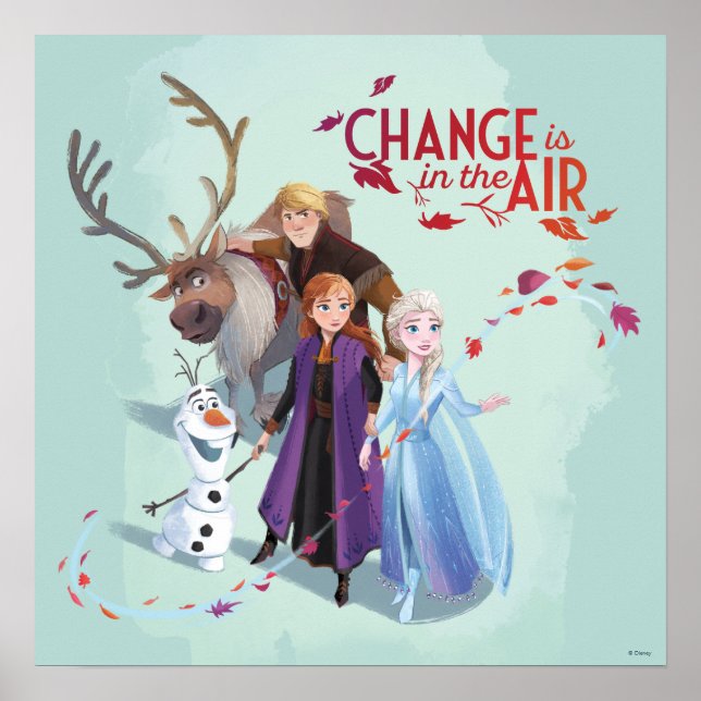 Poster Froid 2 : Anna, Elsa & Friends | Modifier (Devant)